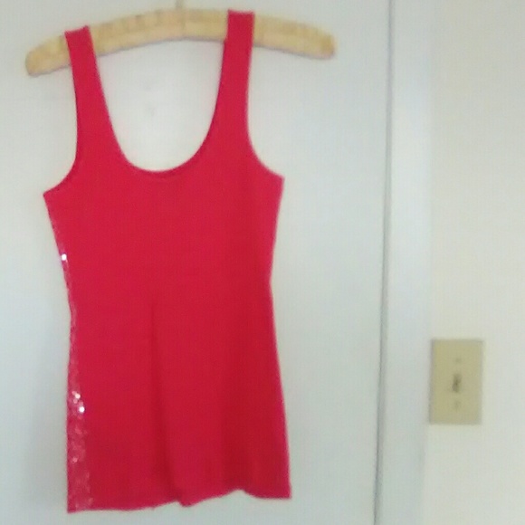 Express Sequined Tank Top - Picture 2 of 4